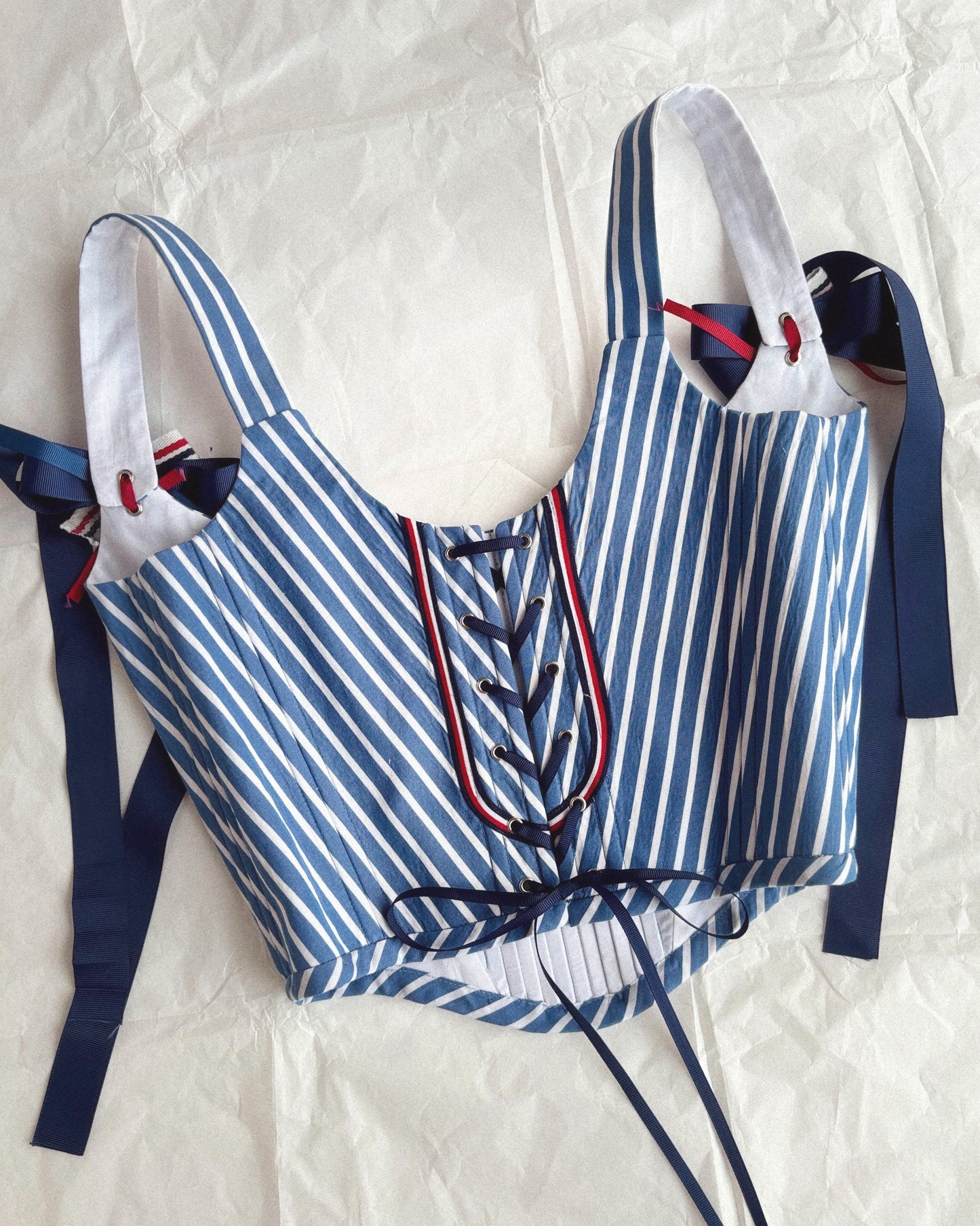 Corset Upcycled Tommy Hilfiger